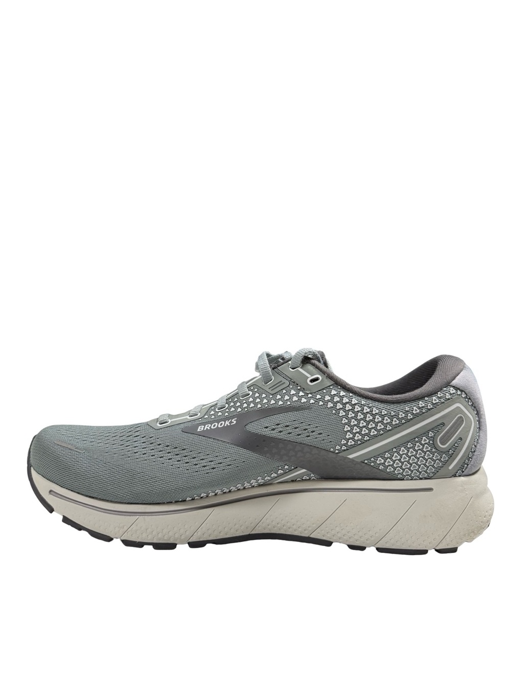 Brooks Ghost 14 1103691D067 Alloy Oyster Gray Running Shoes Mens Sz 11.5 2E Wide - Picture 5 of 12